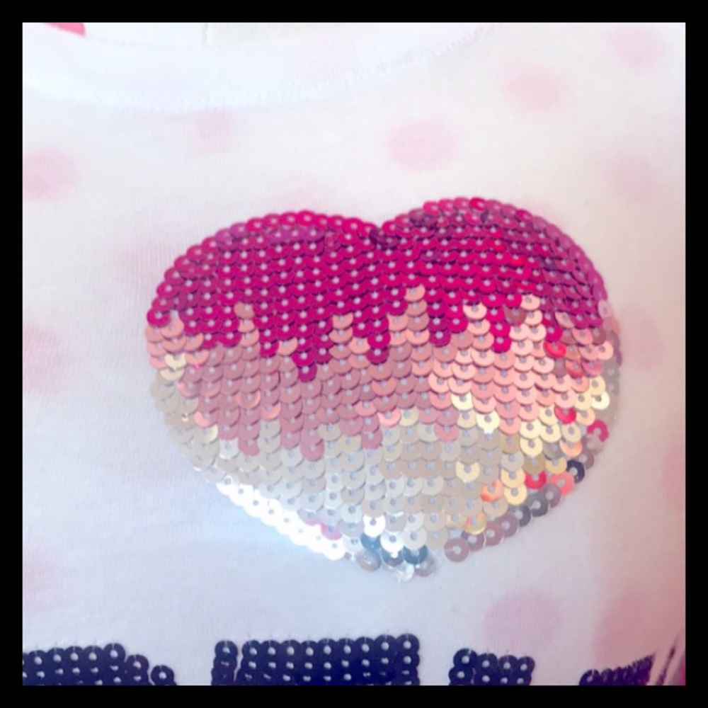 💕✨ⓅⒾⓃⓀ ⓋⓈ VINTAGE Bling “I💖PARTIES” Tee✨💕 - Picture 8 of 13